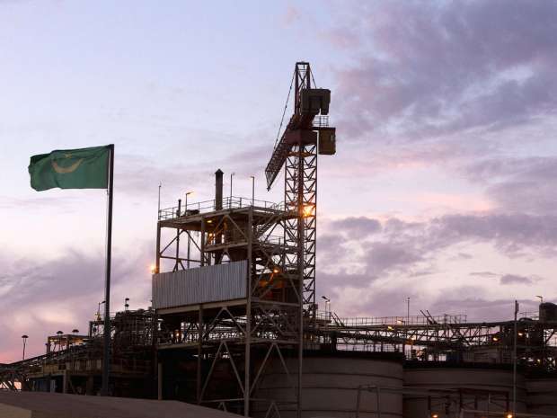 Kinross' Tasiast plant in Mauritania, West Africa.