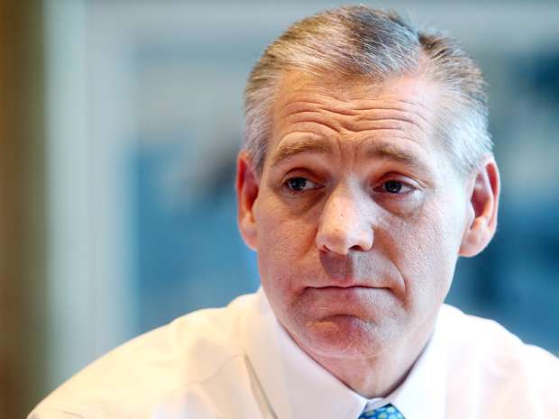 TransCanada CEO Russ Girling. TransCanada's equity sale to help fund its acquisition of Columbia Pipeline Group Inc. eclipsed Barrick Gold Corp.'s C$4.33 billion issue in September 2009, according to data compiled by Bloomberg.