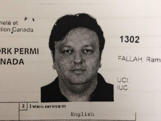 Picture of Ramin Fallah deemed by CBSA a security threat to Canada because of his past employment with an Iranian company linked to nuclear proliferation.