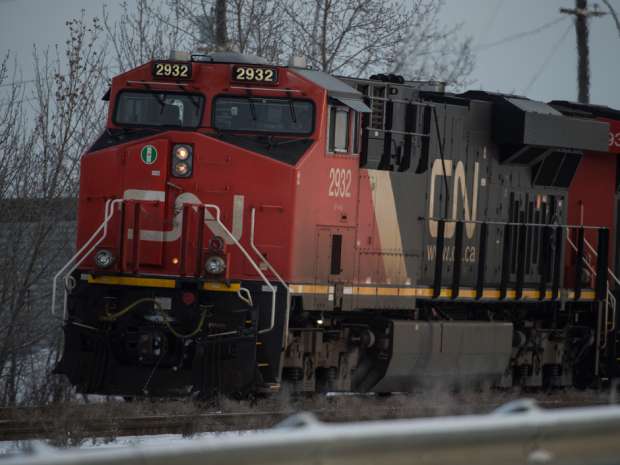 National Bank has downgraded CN Rail's stock "based on valuation."