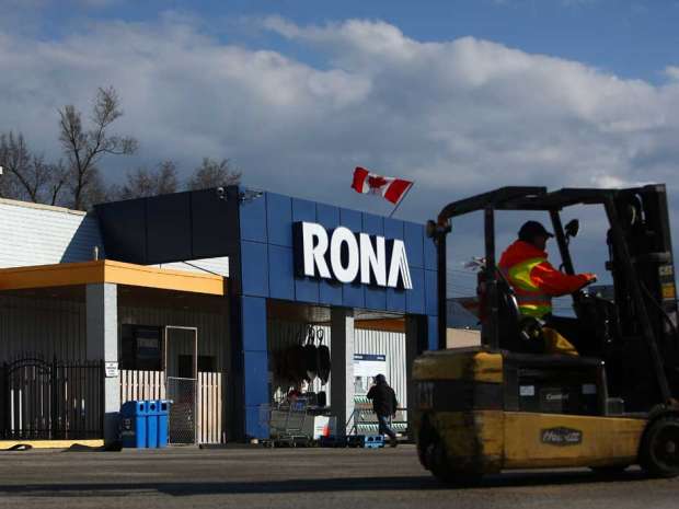 Rona said a good performance in Ontario and British Columbia and warmer weather conditions prolonged the building and renovation season in several regions of the country, offsetting challenging economic conditions in Alberta.