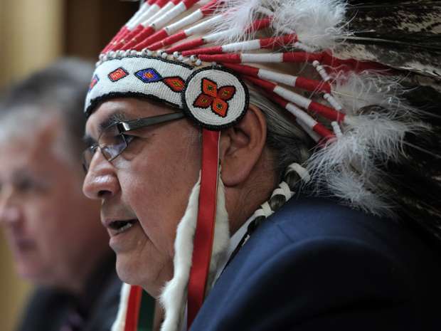 Onion Lake First Nation Chief Wallace Fox. The Onion Lake and Poundmaker Cree bands are asking Federal Court to award $3 billion in damages over federal mishandling of the energy resources on their reserves.