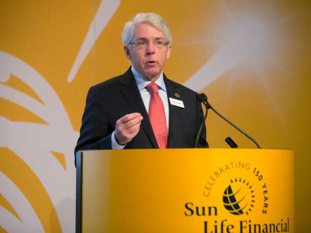 Sun Life Financial Inc. President and CEO Dean Connor. Two Canadian pension funds paid Sun Life Assurance Company of Canada a combined one-time premium of $530 million and transferred so-called investment, longevity and inflation risk to the insurance unit of Sun Life Financial. 