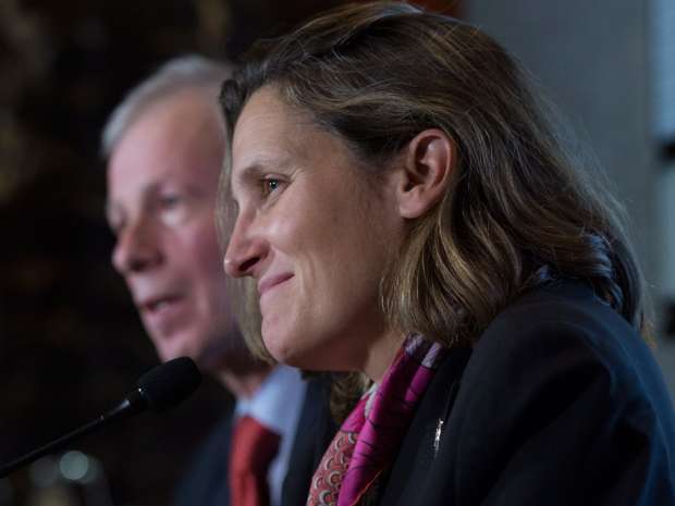 International Trade Minister Chrystia Freeland said that while Canada will sign the TPP deal, it doesn't necessarily mean Canada will ultimately ratify it.