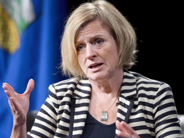 Alberta premier Rachel Notley. Alberta's left-leaning New Democratic government in October forecast it would post a $6.1-billion deficit this fiscal year and borrow heavily to fund infrastructure.