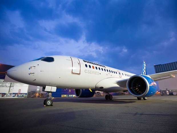 Bombardier Inc , which is seeking government aid to help finance its CSeries passenger jet program, said it received a firm order for 20 Challenger 350 aircraft.