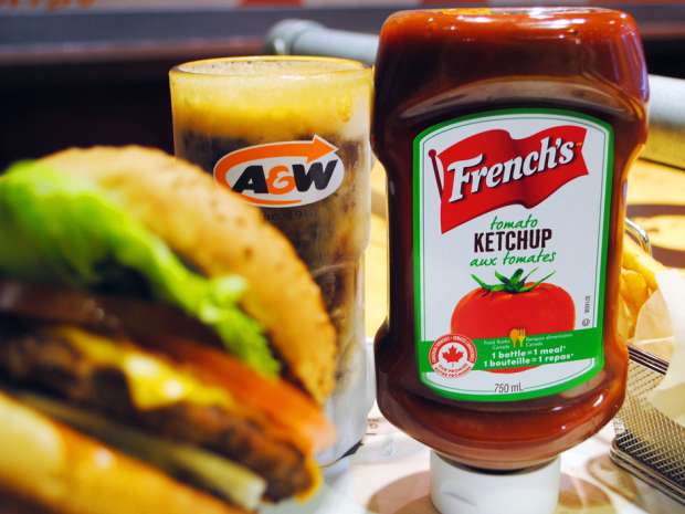 A&W says it has now decided to serve French's Tomato Ketchup and Classic Yellow Mustard in all of its restaurants across Canada.